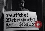 Image of Nazi German boycott of Jewish businesses Germany, 1936, second 43 stock footage video 65675038847