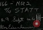 Standbild General Dwight David Eisenhower Etain Frankreich, 1944, aus Sekunde 5 historischem Filmmaterial Videoclip 65675038853