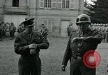 Standbild General Dwight David Eisenhower Etain Frankreich, 1944, aus Sekunde 62 historischem Filmmaterial Videoclip 65675038853