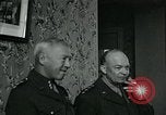 Standbild General Dwight Eisenhower Etain Frankreich, 1944, aus Sekunde 44 historischem Filmmaterial Videoclip 65675038854