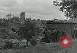 Standbild Saint Lo Stadt Saint Lo Normandie Frankreich, 1944, aus Sekunde 55 historischem Filmmaterial Videoclip 65675038868