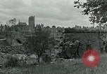 Standbild Saint Lo Stadt Saint Lo Normandie Frankreich, 1944, aus Sekunde 59 historischem Filmmaterial Videoclip 65675038868