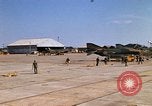 Image of RF-4C Phantom II aircraft returns to Ubon RTAFB after mission Ubon Ratchathani Thailand, 1967, second 15 stock footage video 65675038908
