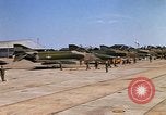 Image of RF-4C Phantom II aircraft returns to Ubon RTAFB after mission Ubon Ratchathani Thailand, 1967, second 49 stock footage video 65675038908