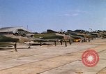 Image of RF-4C Phantom II aircraft returns to Ubon RTAFB after mission Ubon Ratchathani Thailand, 1967, second 54 stock footage video 65675038908