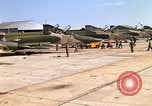 Image of RF-4C Phantom II aircraft returns to Ubon RTAFB after mission Ubon Ratchathani Thailand, 1967, second 60 stock footage video 65675038908