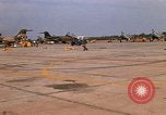 Image of RF-101 aircraft returning from a mission Ubon Ratchathani Thailand, 1967, second 5 stock footage video 65675038910