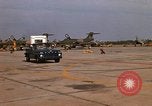 Image of RF-101 aircraft returning from a mission Ubon Ratchathani Thailand, 1967, second 16 stock footage video 65675038910