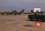 Image of RF-101 aircraft returning from a mission Ubon Ratchathani Thailand, 1967, second 26 stock footage video 65675038910