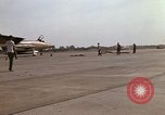 Image of RF-101 aircraft returning from a mission Ubon Ratchathani Thailand, 1967, second 47 stock footage video 65675038910