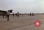 Image of RF-101 aircraft returning from a mission Ubon Ratchathani Thailand, 1967, second 54 stock footage video 65675038910