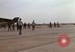 Image of RF-101 aircraft returning from a mission Ubon Ratchathani Thailand, 1967, second 55 stock footage video 65675038910
