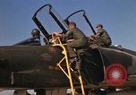 Image of Ground crews meet RF-4C aircraft back from mission Ubon Ratchathani Thailand, 1967, second 16 stock footage video 65675038911