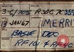 Standbild Kameras entladen von RF-101C der Rückkehr von Mission Ubon Ratchathani Thailand, 1967, aus Sekunde 1 historischem Filmmaterial Videoclip 65675038913
