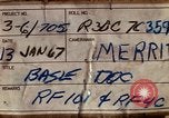 Standbild Kameras entladen von RF-101C der Rückkehr von Mission Ubon Ratchathani Thailand, 1967, aus Sekunde 3 historischem Filmmaterial Videoclip 65675038913