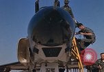 Image of Ground crew with returning RF-4C aircraft Ubon Ratchathani Thailand, 1967, second 30 stock footage video 65675038915