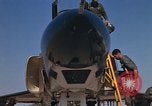 Image of Ground crew with returning RF-4C aircraft Ubon Ratchathani Thailand, 1967, second 31 stock footage video 65675038915