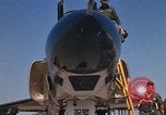 Image of Ground crew with returning RF-4C aircraft Ubon Ratchathani Thailand, 1967, second 32 stock footage video 65675038915