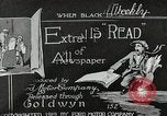 Standbild Anfang Zeitung Drucken Presse- und Druckvorgang Detroit Michigan USA, 1919, aus Sekunde 4 historischem Filmmaterial Videoclip 65675038923