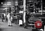 Image of Detroit News newspaper printing press Detroit Michigan USA, 1919, second 17 stock footage video 65675038924