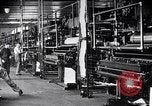 Image of Detroit News newspaper printing press Detroit Michigan USA, 1919, second 19 stock footage video 65675038924
