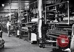 Image of Detroit News newspaper printing press Detroit Michigan USA, 1919, second 20 stock footage video 65675038924