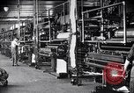 Image of Detroit News newspaper printing press Detroit Michigan USA, 1919, second 24 stock footage video 65675038924