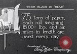 Image of Detroit News newspaper printing press Detroit Michigan USA, 1919, second 57 stock footage video 65675038924