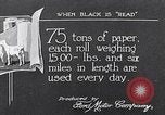 Image of Detroit News newspaper printing press Detroit Michigan USA, 1919, second 58 stock footage video 65675038924