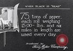 Image of Detroit News newspaper printing press Detroit Michigan USA, 1919, second 59 stock footage video 65675038924