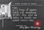 Image of Detroit News newspaper printing press Detroit Michigan USA, 1919, second 62 stock footage video 65675038924