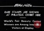 Standbild Briefmarkenausstellung Detroit Michigan USA, 1934, aus Sekunde 1 historischem Filmmaterial Videoclip 65675038927