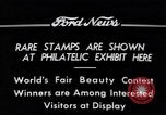 Standbild Briefmarkenausstellung Detroit Michigan USA, 1934, aus Sekunde 7 historischem Filmmaterial Videoclip 65675038927