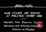 Standbild Briefmarkenausstellung Detroit Michigan USA, 1934, aus Sekunde 9 historischem Filmmaterial Videoclip 65675038927