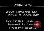 Image of Goodwill Industries Detroit Michigan USA, 1934, second 1 stock footage video 65675038928