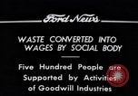 Image of Goodwill Industries Detroit Michigan USA, 1934, second 4 stock footage video 65675038928