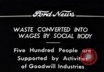 Image of Goodwill Industries Detroit Michigan USA, 1934, second 9 stock footage video 65675038928