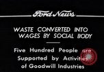 Image of Goodwill Industries Detroit Michigan USA, 1934, second 11 stock footage video 65675038928