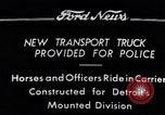 Image Policiers Detroit Michigan USA, 1934, de la seconde 6 séquences d'archives historiques vidéo 65675038933