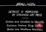 Image statue de femme Detroit Michigan USA, 1934, de la seconde 3 séquences d'archives historiques vidéo 65675038935