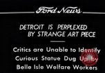 Image statue de femme Detroit Michigan USA, 1934, de la seconde 4 séquences d'archives historiques vidéo 65675038935
