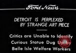 Image statue de femme Detroit Michigan USA, 1934, de la seconde 8 séquences d'archives historiques vidéo 65675038935