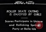 Image skate sortie événement Detroit Michigan USA, 1934, de la seconde 21 séquences d'archives historiques vidéo 65675038938