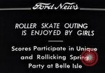 Image skate sortie événement Detroit Michigan USA, 1934, de la seconde 22 séquences d'archives historiques vidéo 65675038938