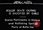 Image skate sortie événement Detroit Michigan USA, 1934, de la seconde 23 séquences d'archives historiques vidéo 65675038938