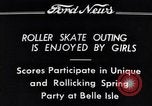 Image skate sortie événement Detroit Michigan USA, 1934, de la seconde 24 séquences d'archives historiques vidéo 65675038938