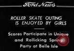 Image skate sortie événement Detroit Michigan USA, 1934, de la seconde 25 séquences d'archives historiques vidéo 65675038938