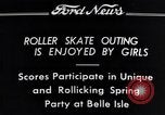 Image skate sortie événement Detroit Michigan USA, 1934, de la seconde 26 séquences d'archives historiques vidéo 65675038938