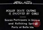 Image skate sortie événement Detroit Michigan USA, 1934, de la seconde 27 séquences d'archives historiques vidéo 65675038938