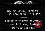 Image skate sortie événement Detroit Michigan USA, 1934, de la seconde 28 séquences d'archives historiques vidéo 65675038938